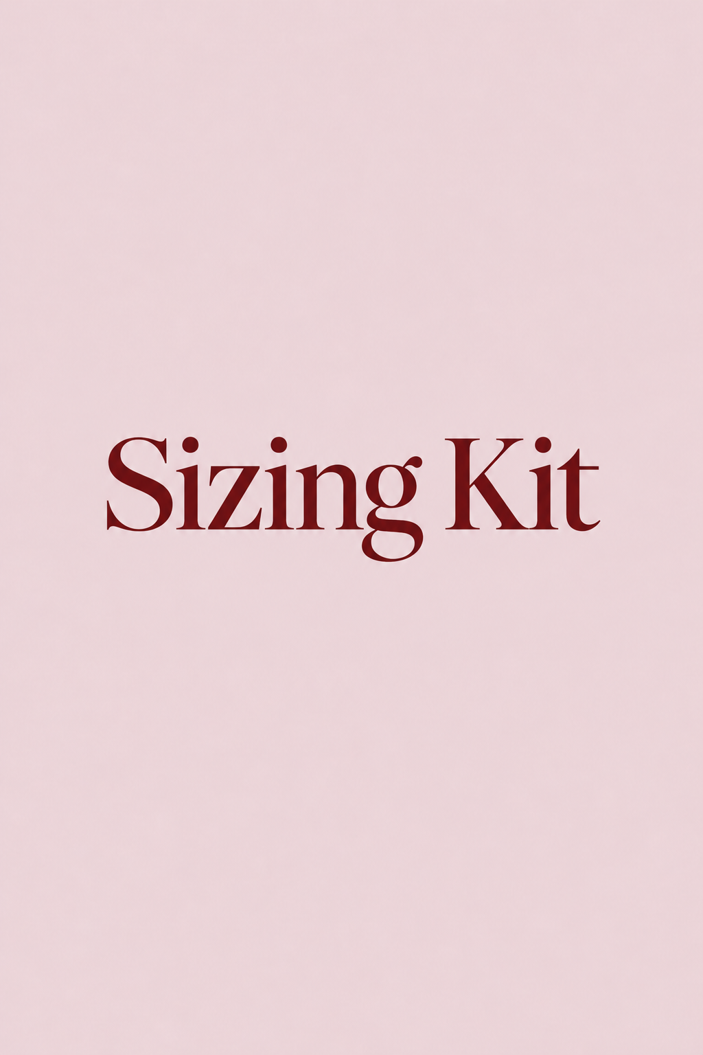 Simply Set Sizing Kit